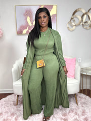 Tanya 3 Piece Set (Olive)