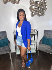 Good to Go Out Blazer (Royal)