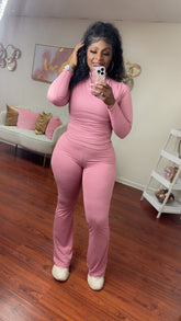 Cozy Chic 2 Piece Set (Mauve)