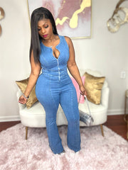 Festival Bound Denim Jumpsuit