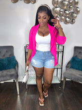 Good to Go Out Blazer (Fuchsia)