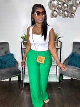 Great Days Linen Pants (Bright Green)