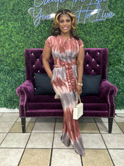 Falling for Me 2 Piece Set (Rust Multi)