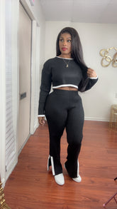 Snob Knit Set (Black)