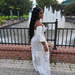 "Scripted" Jumpsuit