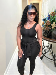 "Breakthrough" Black Jumpsuit with Jacket