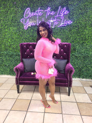 Give Me a Minute (Pink Dress)