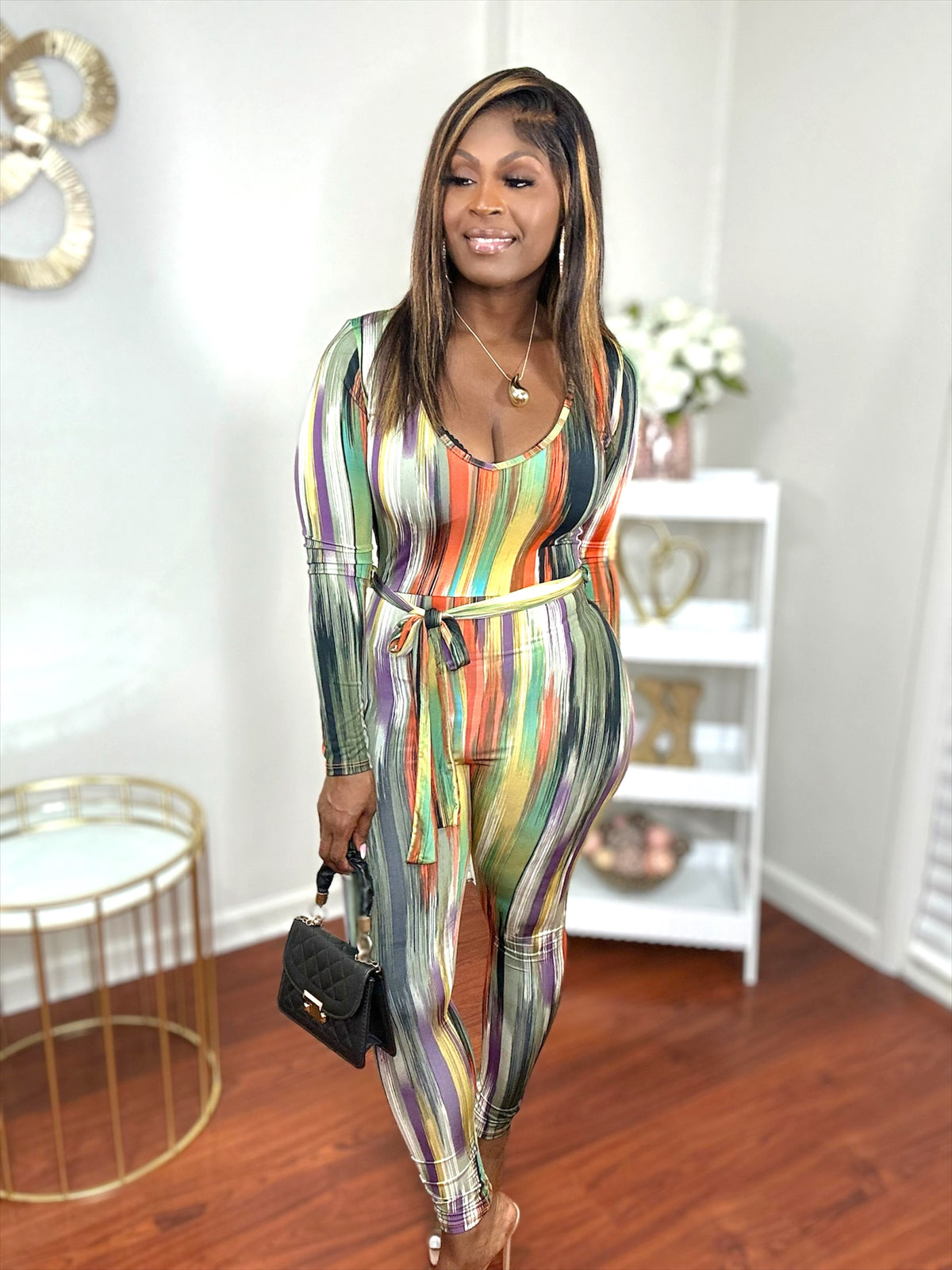Brushstroke Jumpsuit