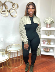 Such A Bomber Jacket (Olive)