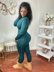 Ribbed Set (Emerald Green)