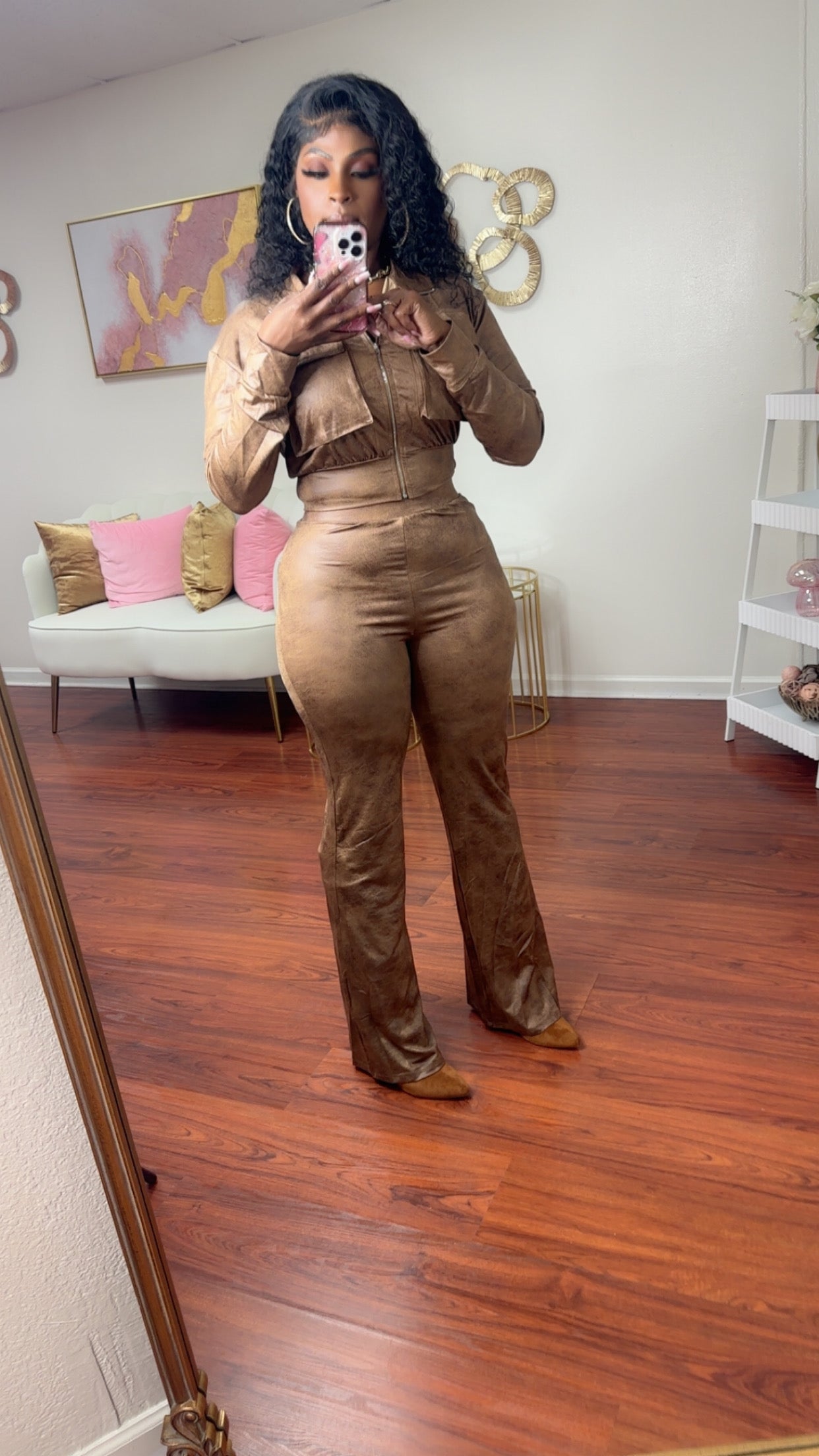 Urban Luxe Distressed Set (Brown)