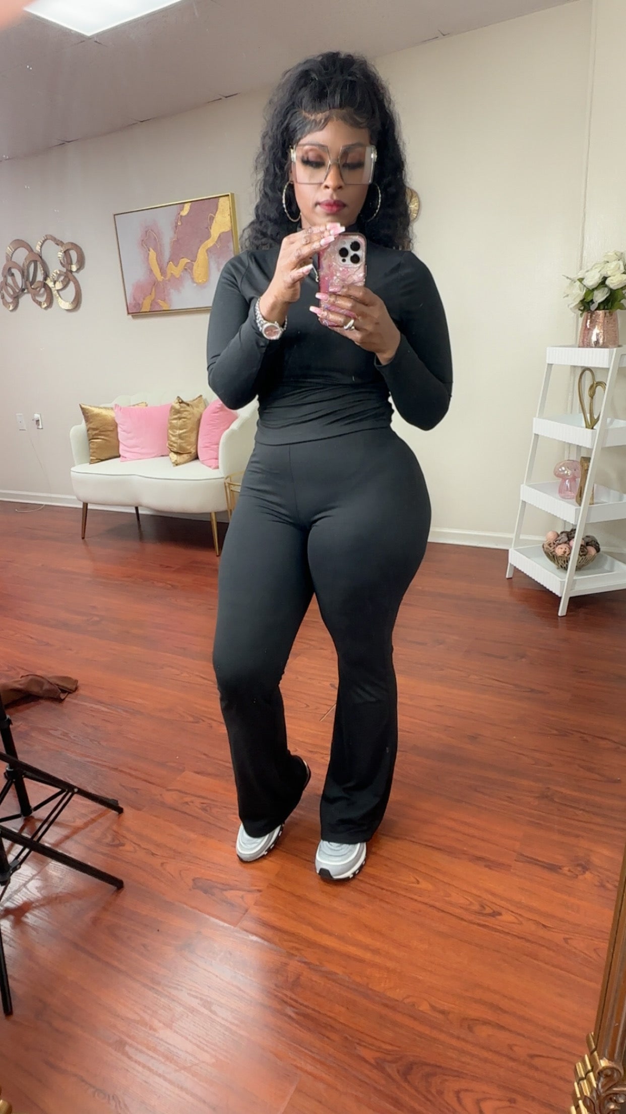 Cozy Chic 2 Piece Set (Black)