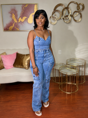 Denim Desire Cargo Set