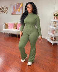 Cozy Chic 2 Piece Set (Olive)