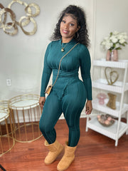 Ribbed Set (Emerald Green)