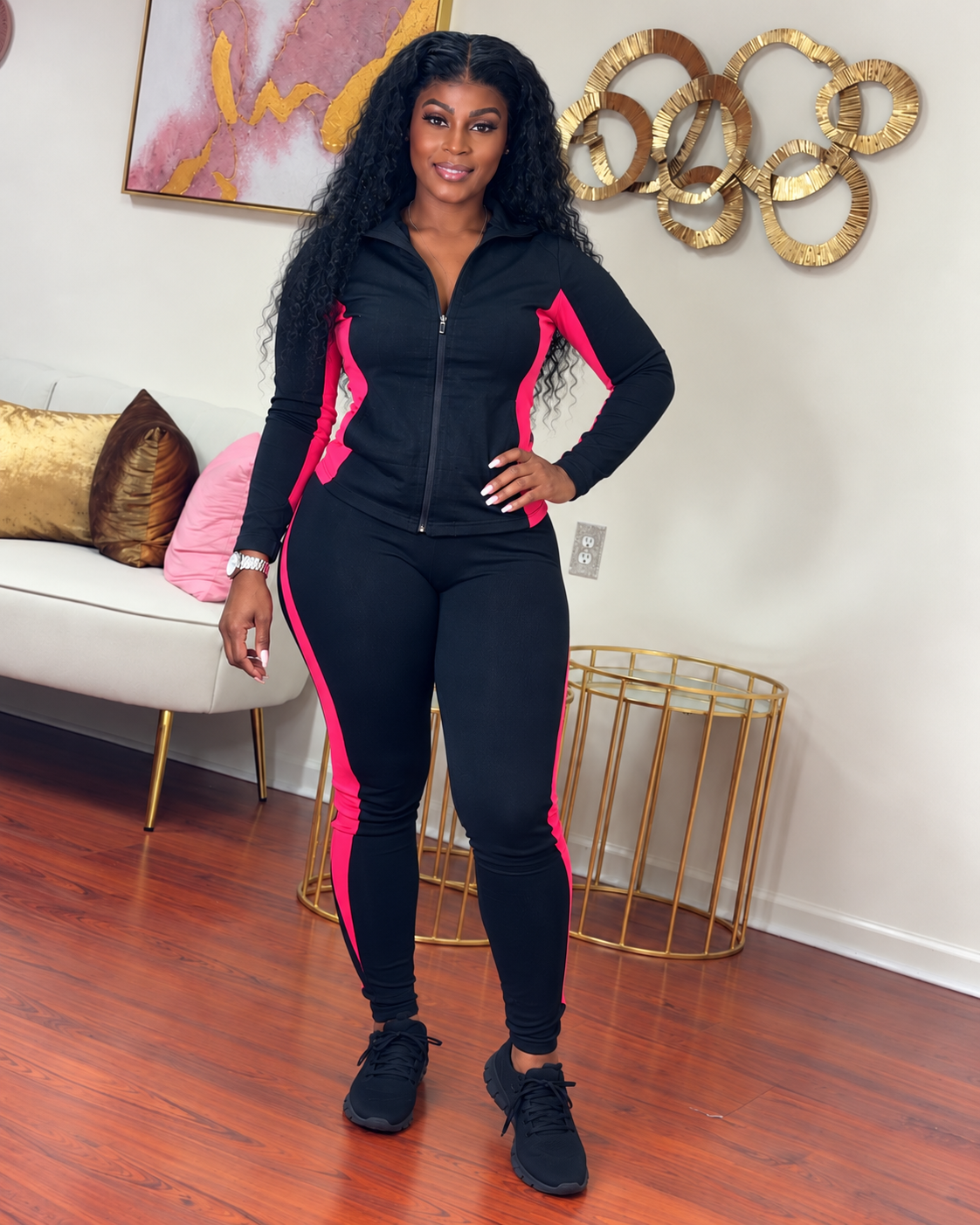 On the Move Set (Black/Fushia)