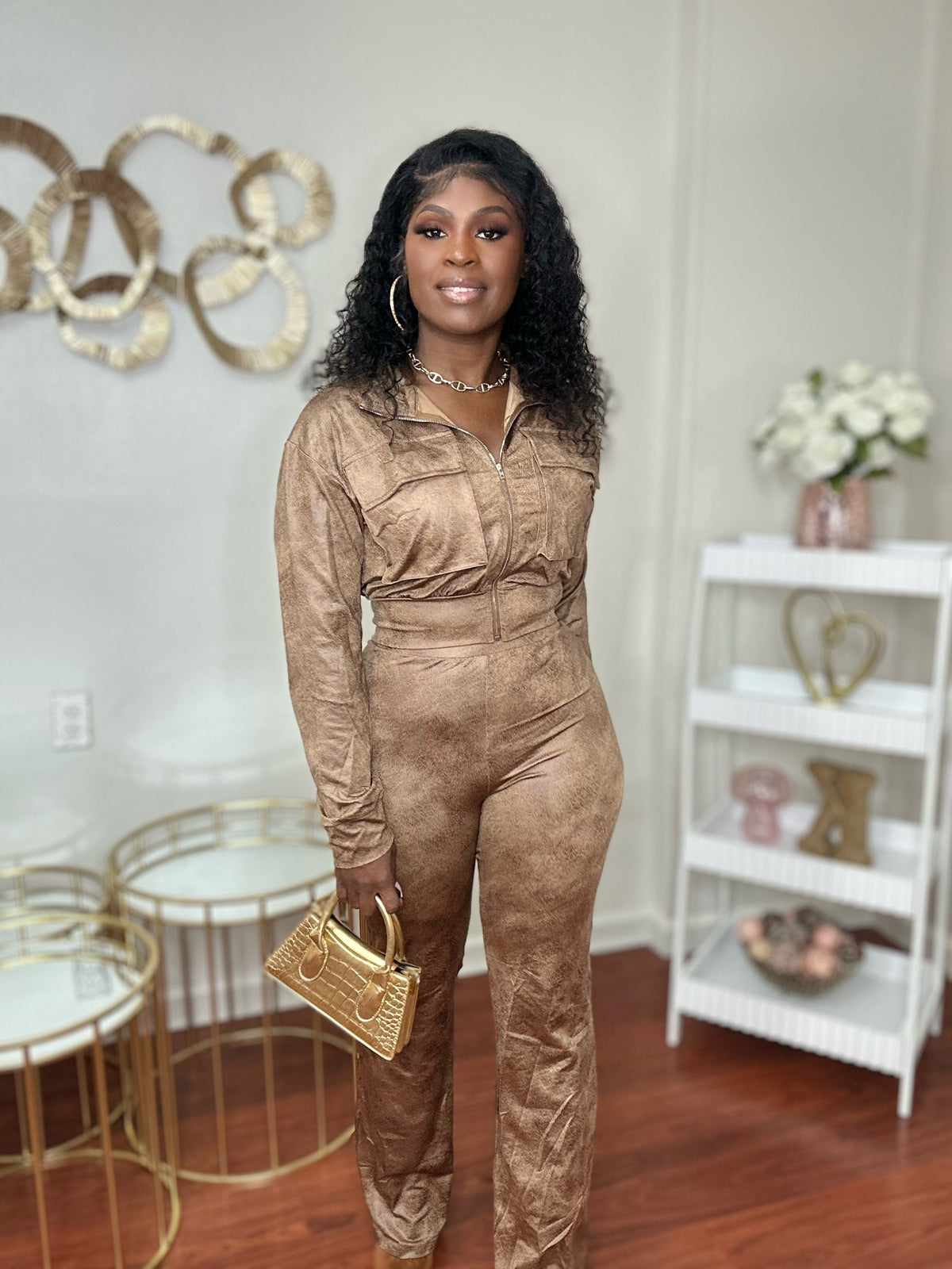 Urban Luxe Distressed Set (Brown)