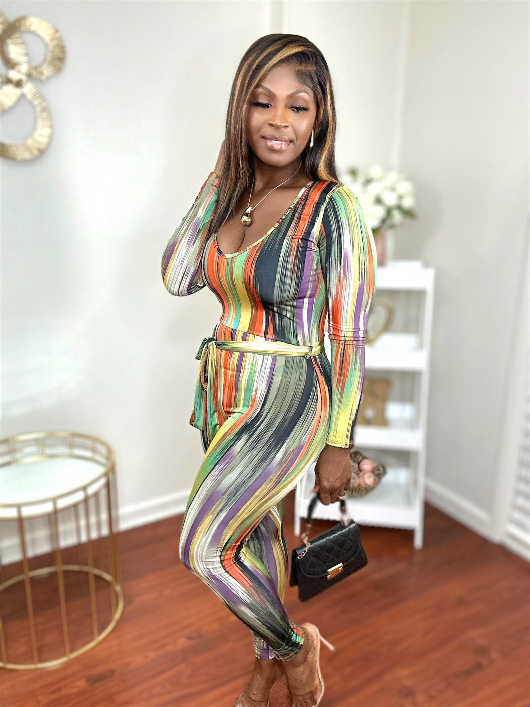 Brushstroke Jumpsuit